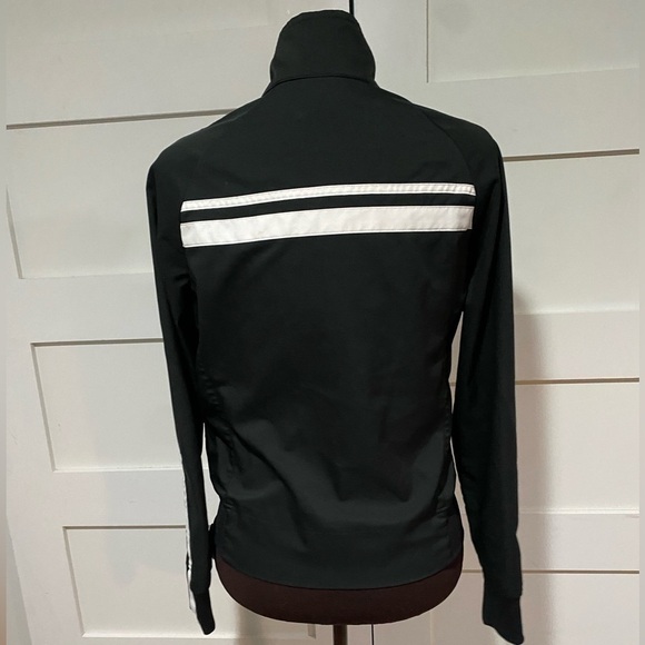 Nike Workout Jacket Black with White Stripes Size Medium - Picture 2 of 6